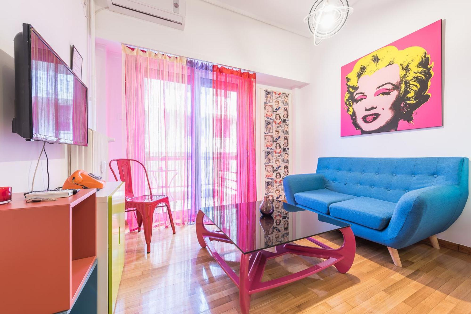 אתונה Zenios Amintas-Pop-Artment For Two In City Center מראה חיצוני תמונה