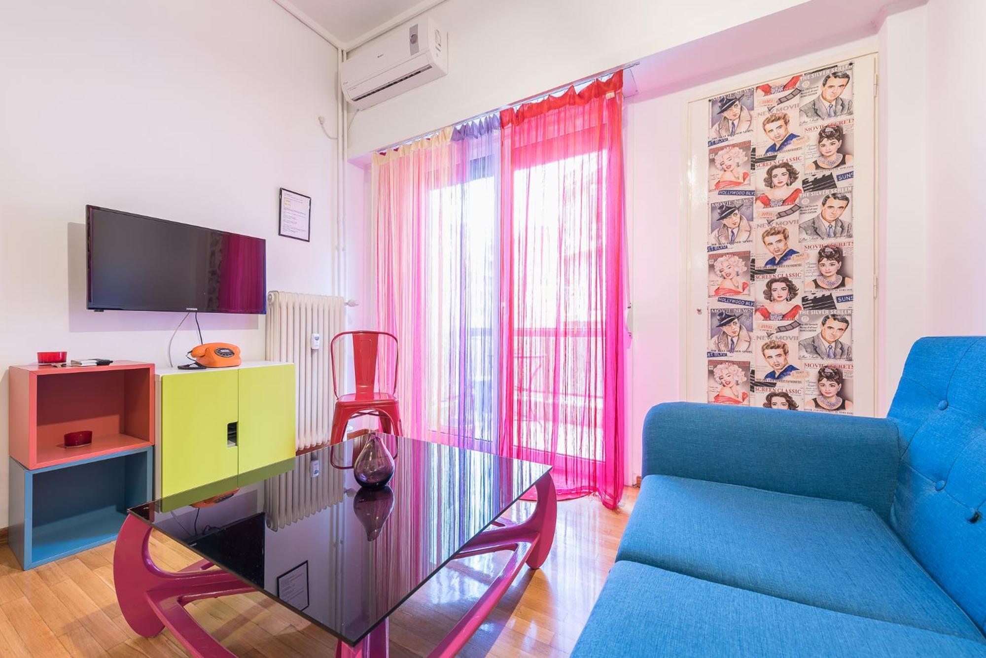 אתונה Zenios Amintas-Pop-Artment For Two In City Center מראה חיצוני תמונה
