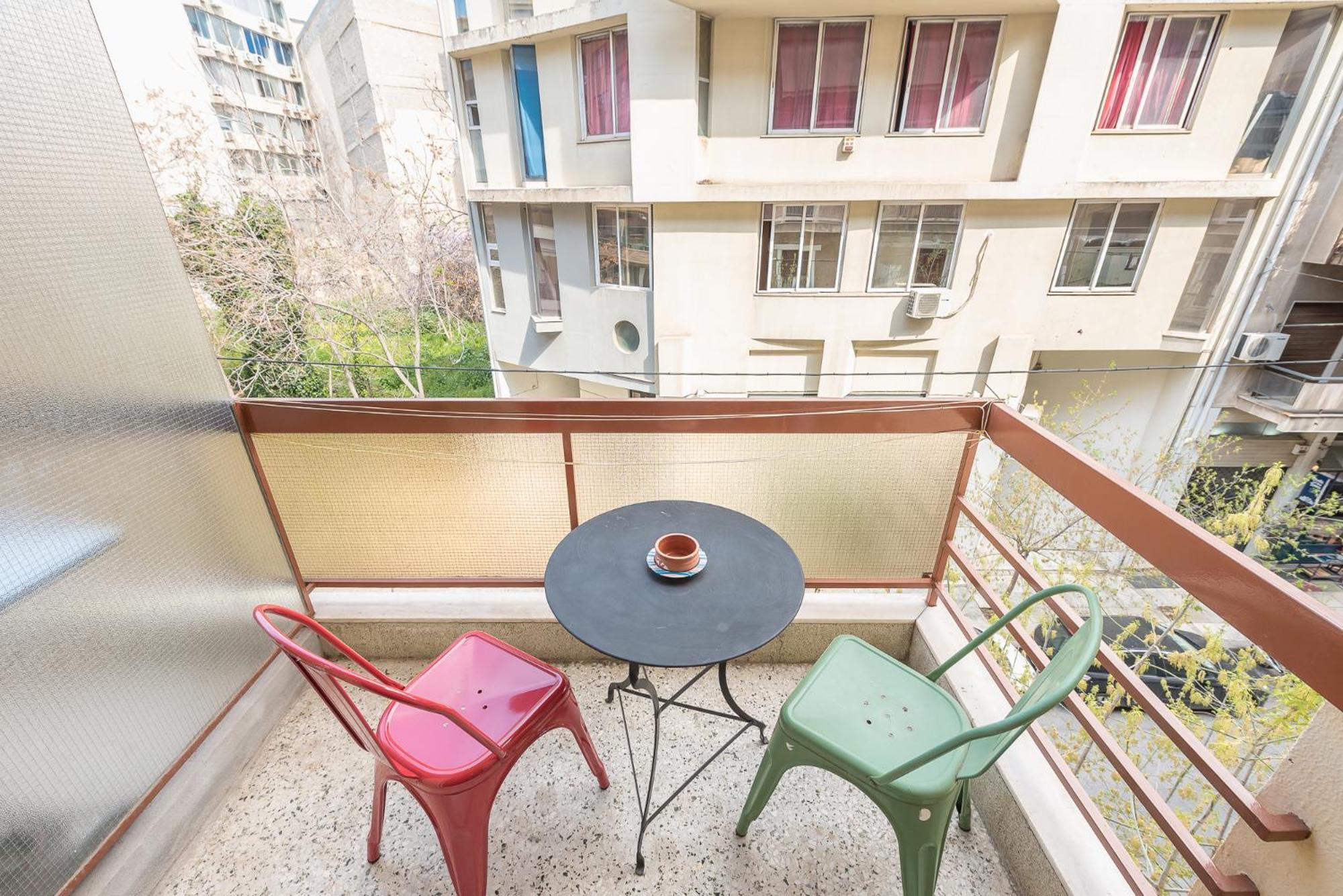 אתונה Zenios Amintas-Pop-Artment For Two In City Center מראה חיצוני תמונה