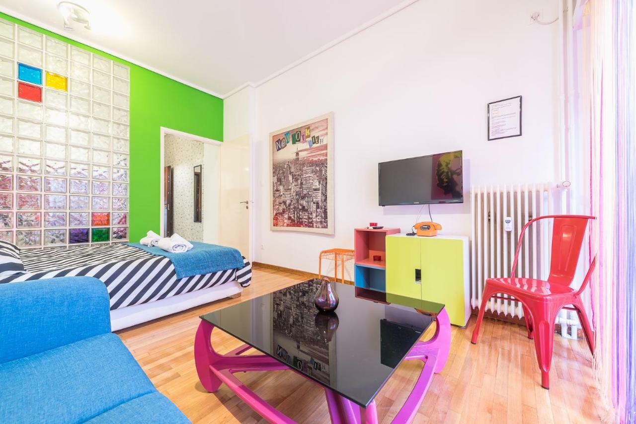 אתונה Zenios Amintas-Pop-Artment For Two In City Center מראה חיצוני תמונה