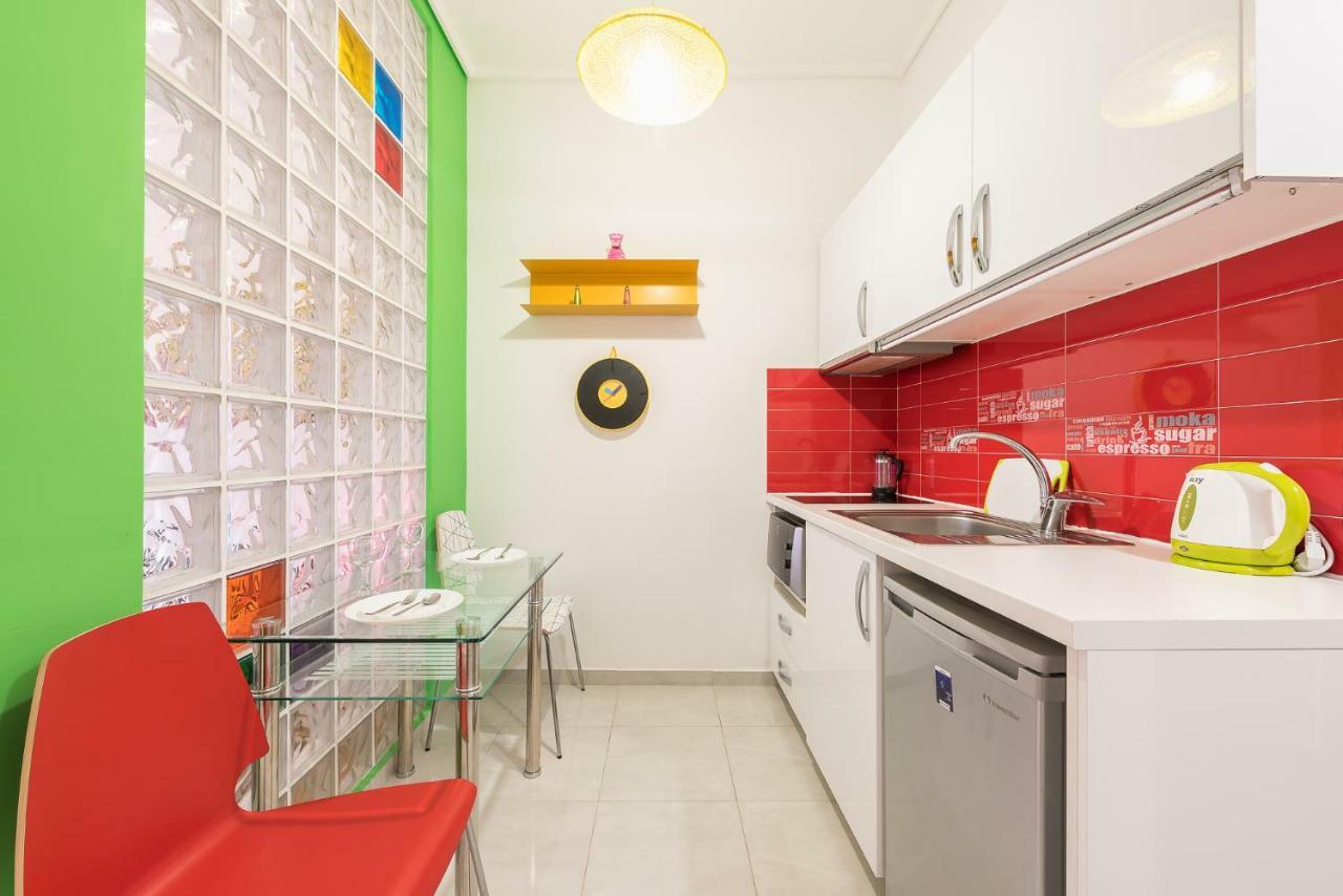 אתונה Zenios Amintas-Pop-Artment For Two In City Center מראה חיצוני תמונה