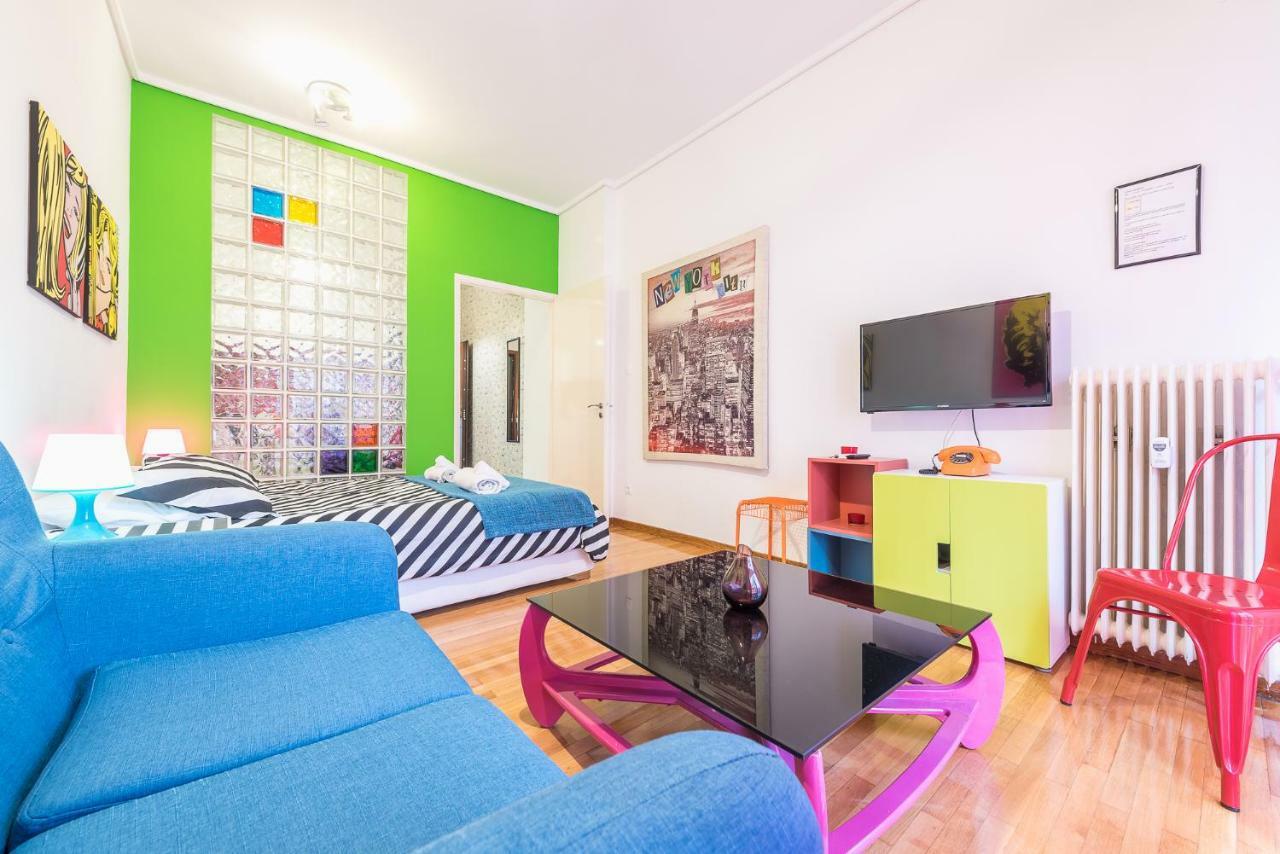 אתונה Zenios Amintas-Pop-Artment For Two In City Center מראה חיצוני תמונה