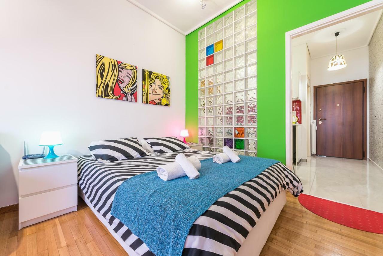 אתונה Zenios Amintas-Pop-Artment For Two In City Center מראה חיצוני תמונה