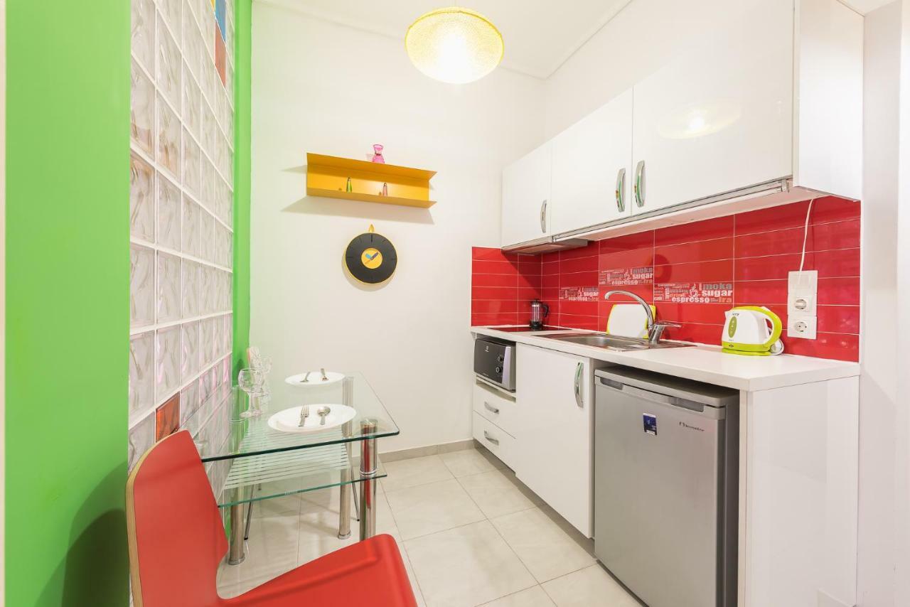 אתונה Zenios Amintas-Pop-Artment For Two In City Center מראה חיצוני תמונה