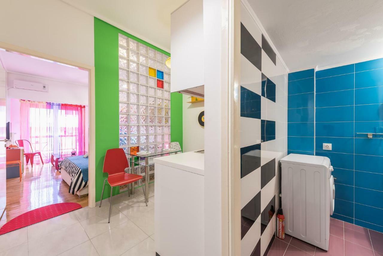 אתונה Zenios Amintas-Pop-Artment For Two In City Center מראה חיצוני תמונה